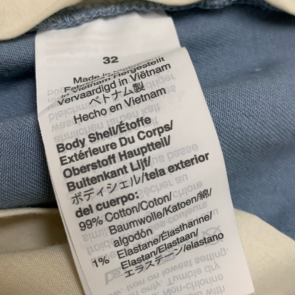 Mens J. Crew Light Blue Flat Front Casual Chino‎ Shorts - Picture 5 of 5